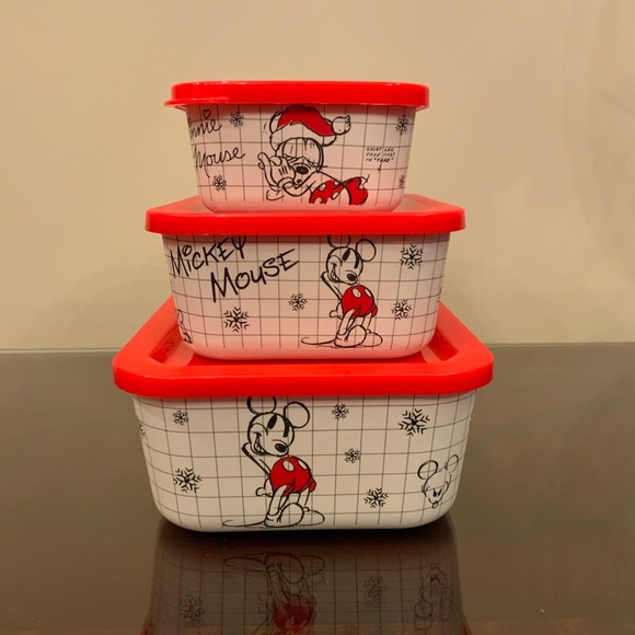 NEW Disney Christmas Sketchbook containers w/lids - Picture 4 of 4